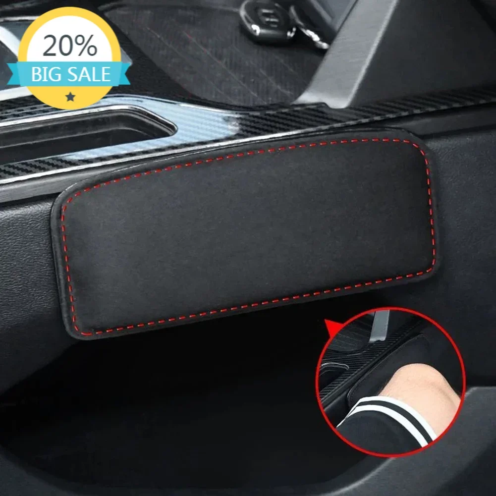 

Car Suede Leather Knee Pad Inside Knee Cushion Comfortable Elastic Cushion Memory Foam Thigh Support Interior Accessories