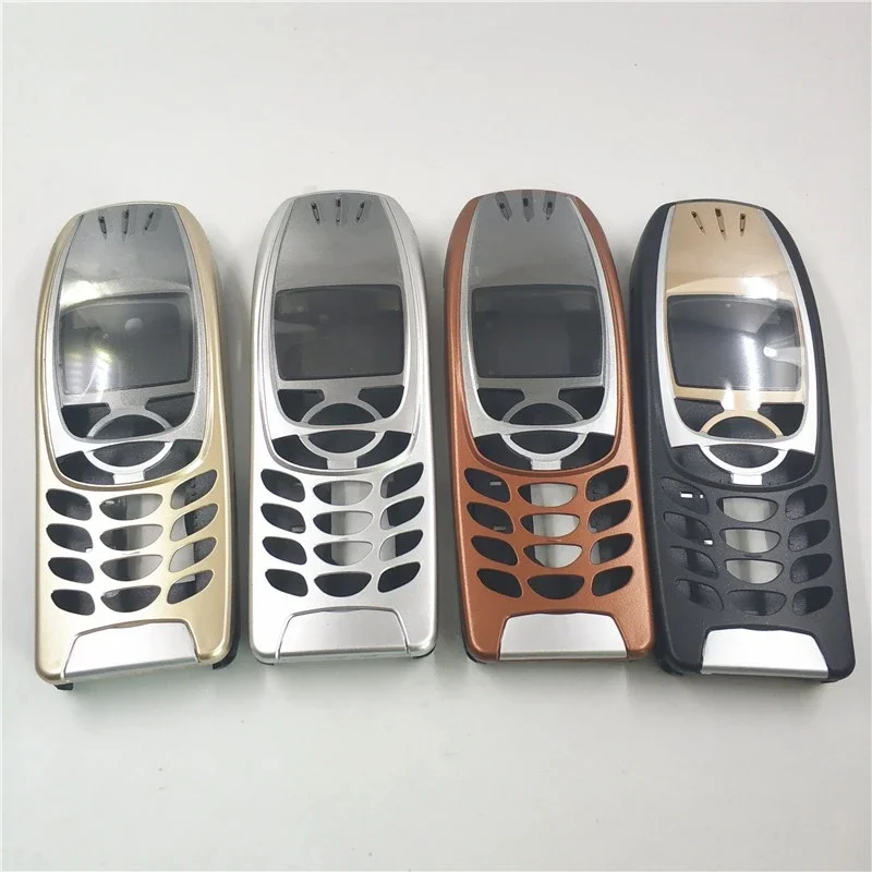 For Nokia 6310 Cover Case Housing 6310i Battery Door Middle Frame Front Bezel Replace Part (No Phone Keyboard Keypad)