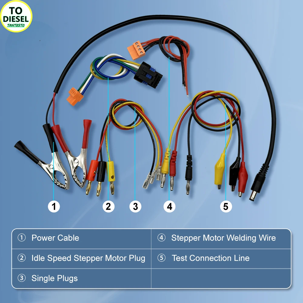 Upgrade QDB-3A Automobile Ignition Coil Tester Car Idle Stepping Motor Solenoid Valve Injector Actuator Fault Detector Driver