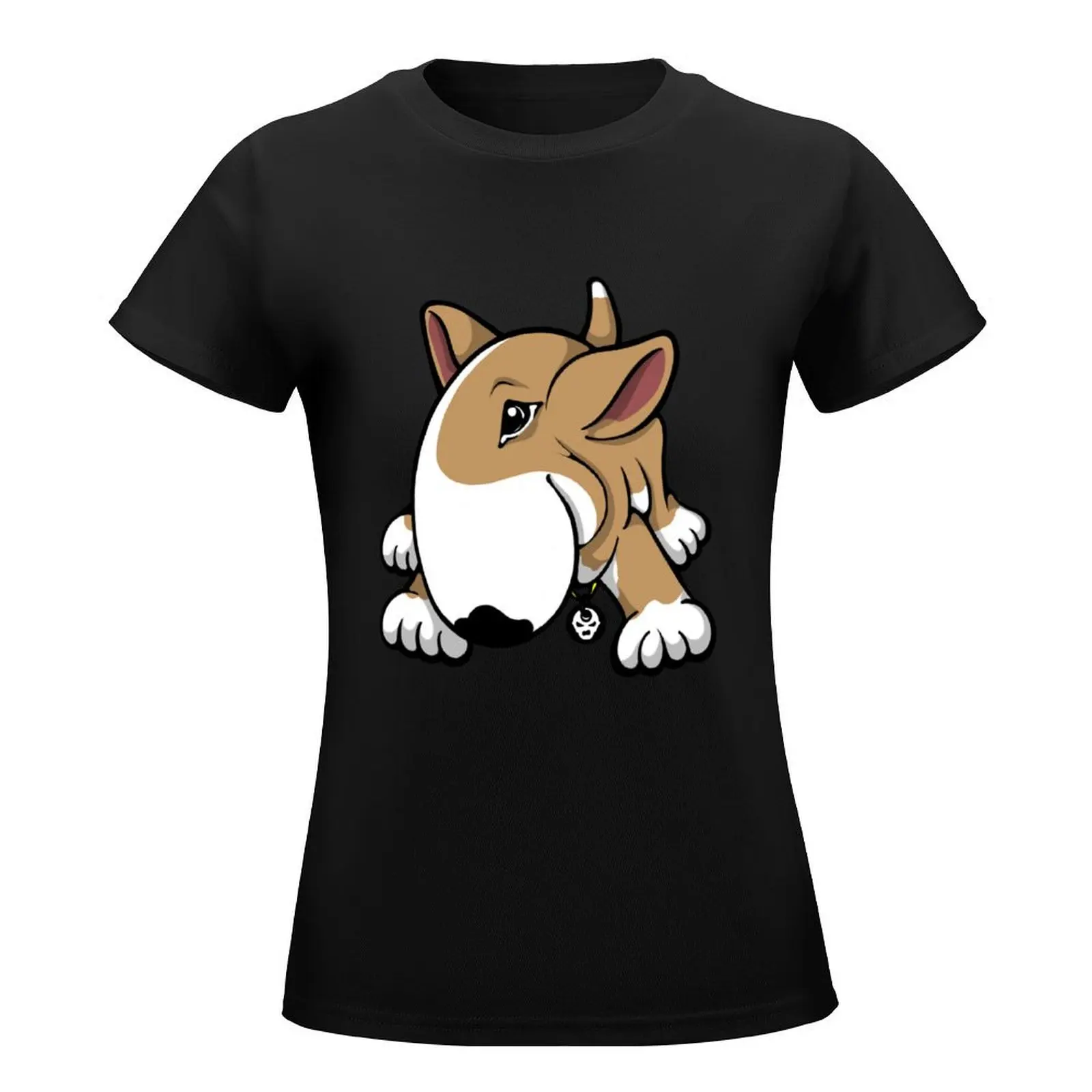 Let's Play English Bull Terrier T-Shirt graphics animal print shirt for girls luxury designer clothing Women