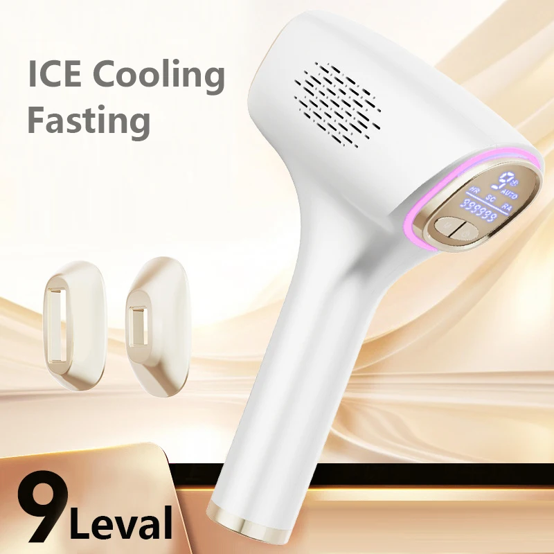 Women IPL Painless Hair Removal Device With Ice Cooling Function Permanent Whole Body Hair Remover