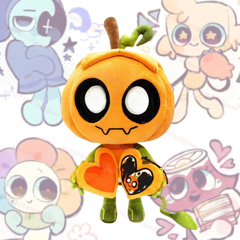 New Halloween Dandy's World Gourdy Plush 27cm Cute Ribecca Eclipse Plush Toy Stuffed Animal Pillow Collection Toy For Kid Gifts
