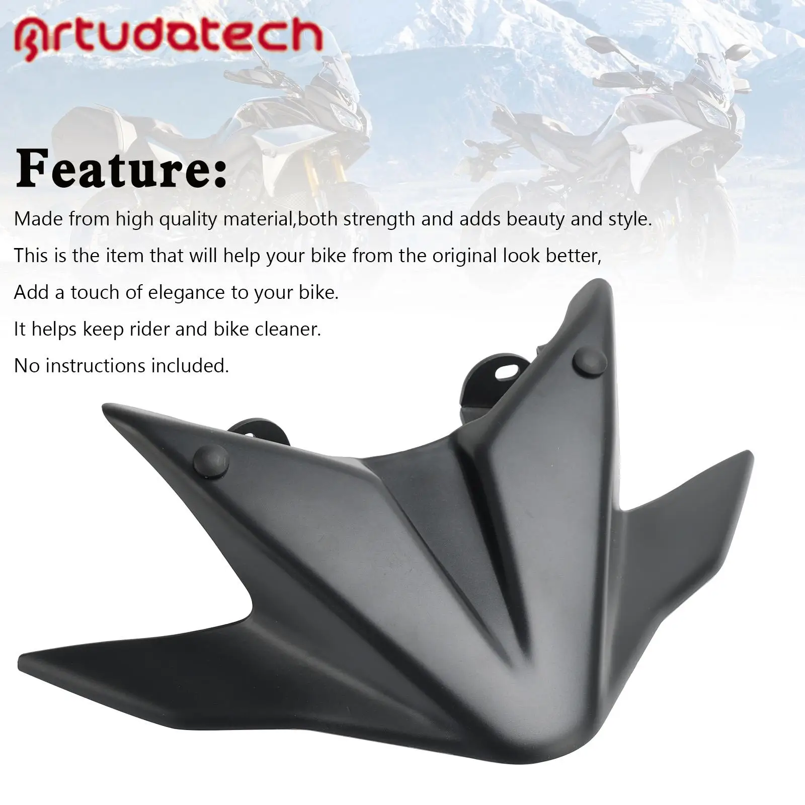 Front Wheel Beak Nose Cone Extension for YAMAHA Tracer 9 / GT 2021 2022 2023