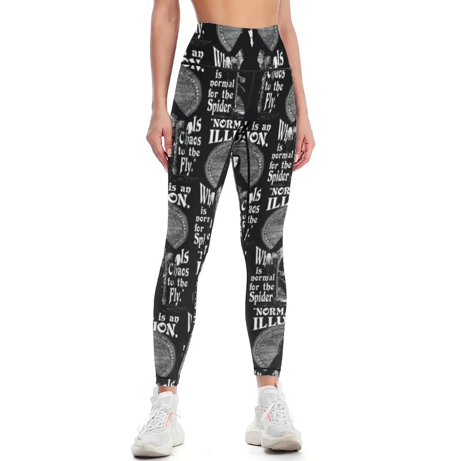 

Morticia Addams-"Normal Is An Illusion..." Leggings push up legging Fitness woman gym wear Womens Leggings