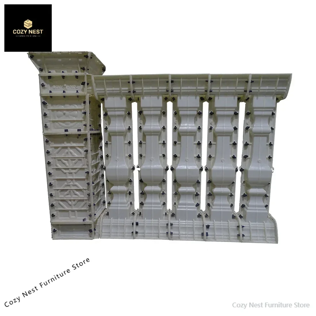 5 Per Meter ABS Terrace Casting decorative handrail vase column concrete Fence form balustrade mold