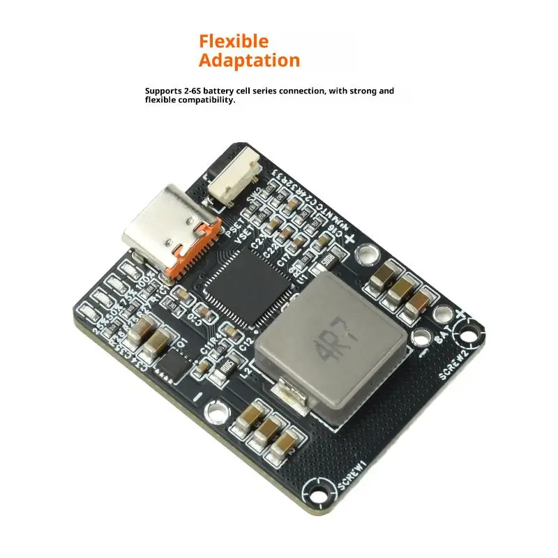 1Pcs Power Banks Drone Charge Parts IP2369 45W 2S~6S Lithium Battery Charging Discharger BMS Li-ion LiFePO4 Batteries Charger