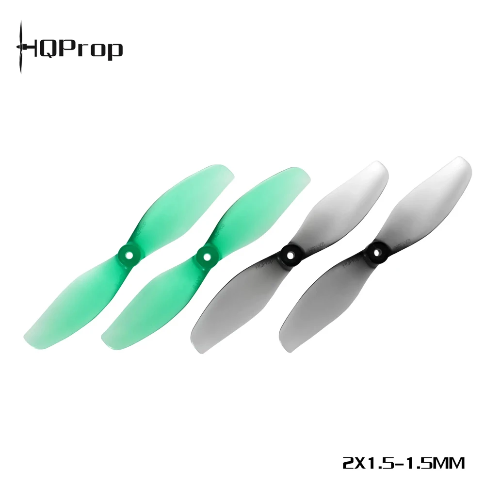 8Pairs HQProp 2x1.5 51mm 2-Blade PC Propeller 8CW 8CCW 1.5mm Shaft Micro FPV Racing Drone Props