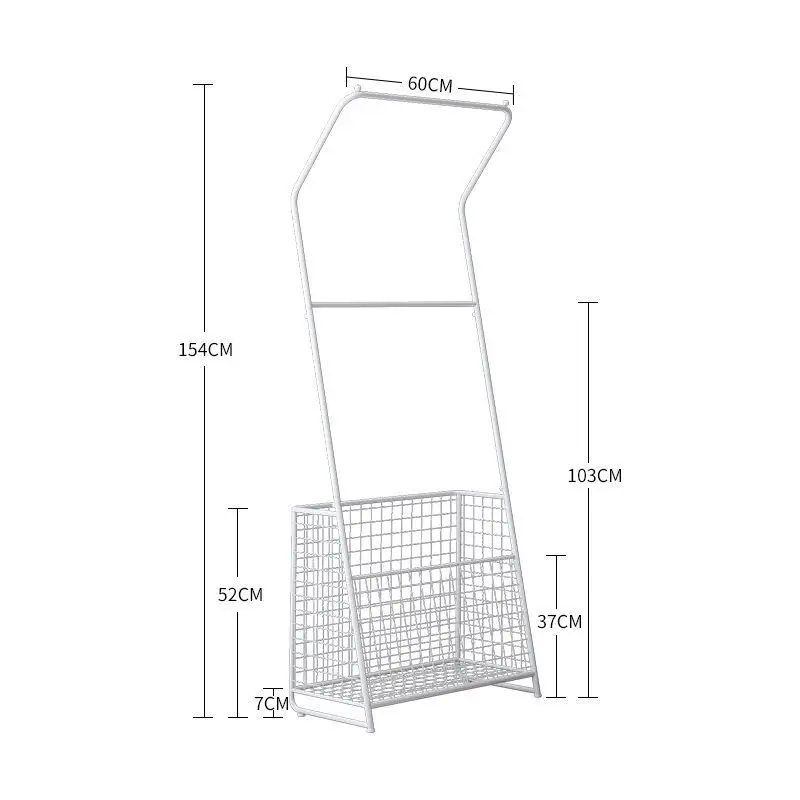 

Metal Home Hanger Indoor Corner to Floor Modern Bedroom Gold