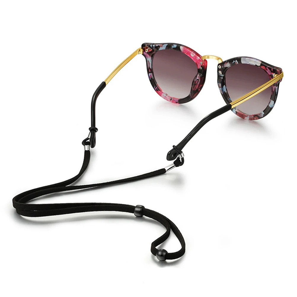 

3pcs Anti-Slip Eyeglass Strap Flannel Glasses Holder Adjustable For Sunglasses Reading Eyewear Cord Black Light Brown Navy Blue
