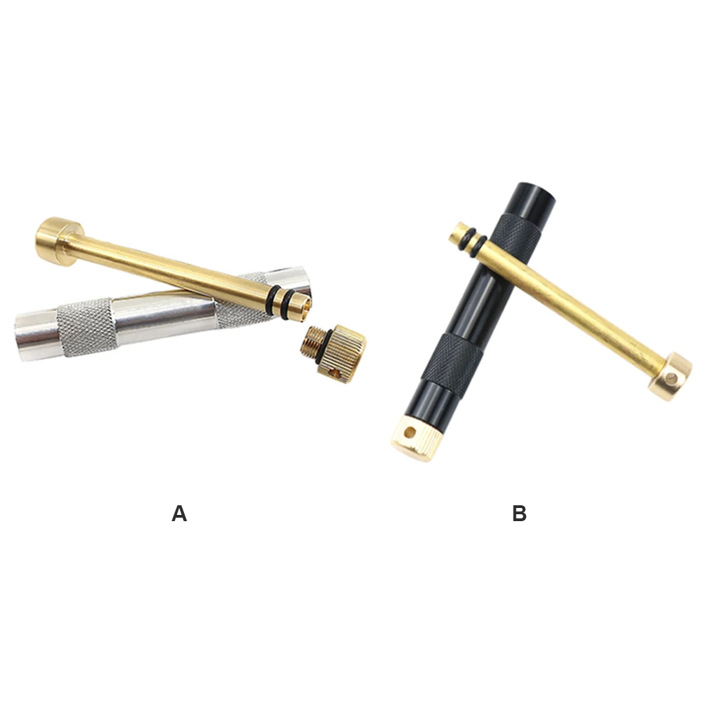 Brass Fire Piston Emergency Aluminium Alloy Fires Tube Survival Tools