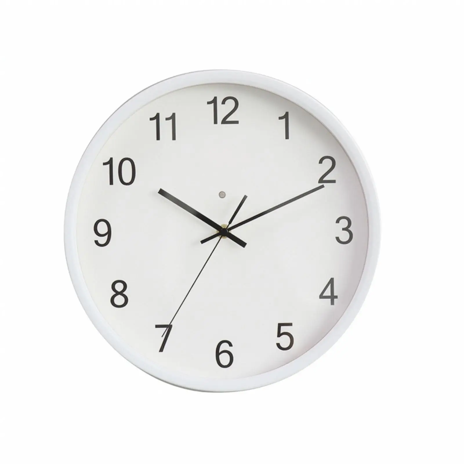 Sound-Activated Wall Clock with LED Illumination Non-Ticking Battery Operated