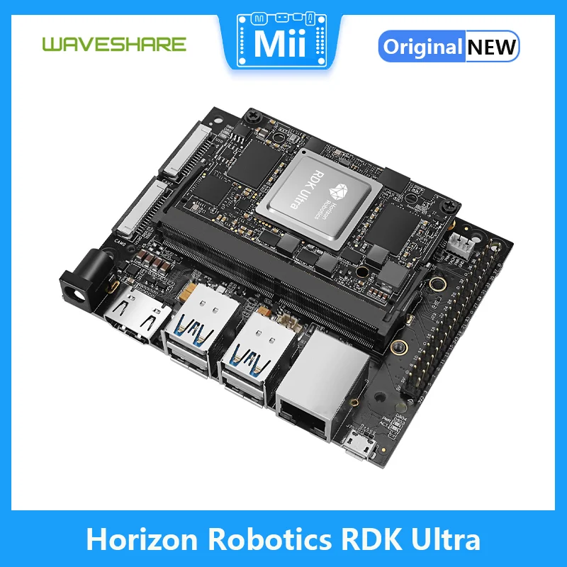 

RDK Ultra Horizon, робототехника, макетная плата, 96 топов, 8 ГБ, LPDDR4, 64 ГБ, eMMC, набор для разработчика робота с ии