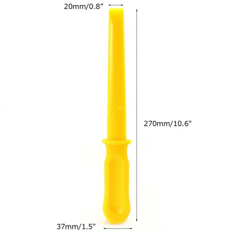 1PC Wheel Balancer Adhesive Stick On Tape Weight Scraper Remover Tool Yellow