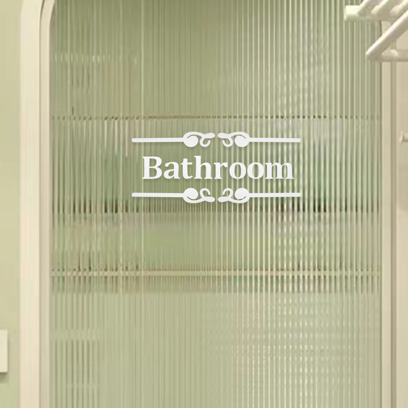 

3D Wall Sticker Sign Waterproof Bath Stickers Bathroom For Home Automatic Men and Women