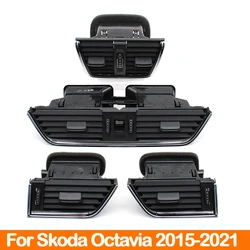 Anteriore centrale sinistro destro posteriore aria condizionata AC Vent Grille Outlet Assembly per Skoda Octavia 2015-2021 5 ed820951
