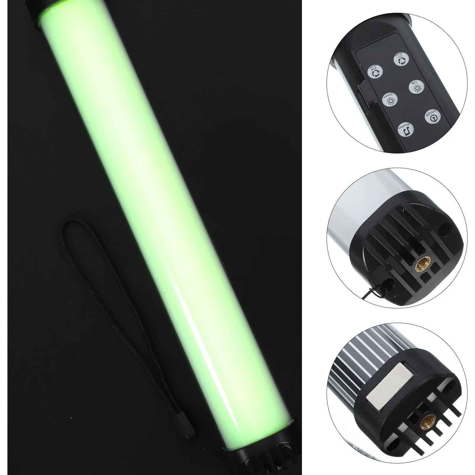 

Portable Rgb LED Light Stick for Photography Adjustable Brightness Handheld Video Live Streaming Fill Light Wand Creative Tool