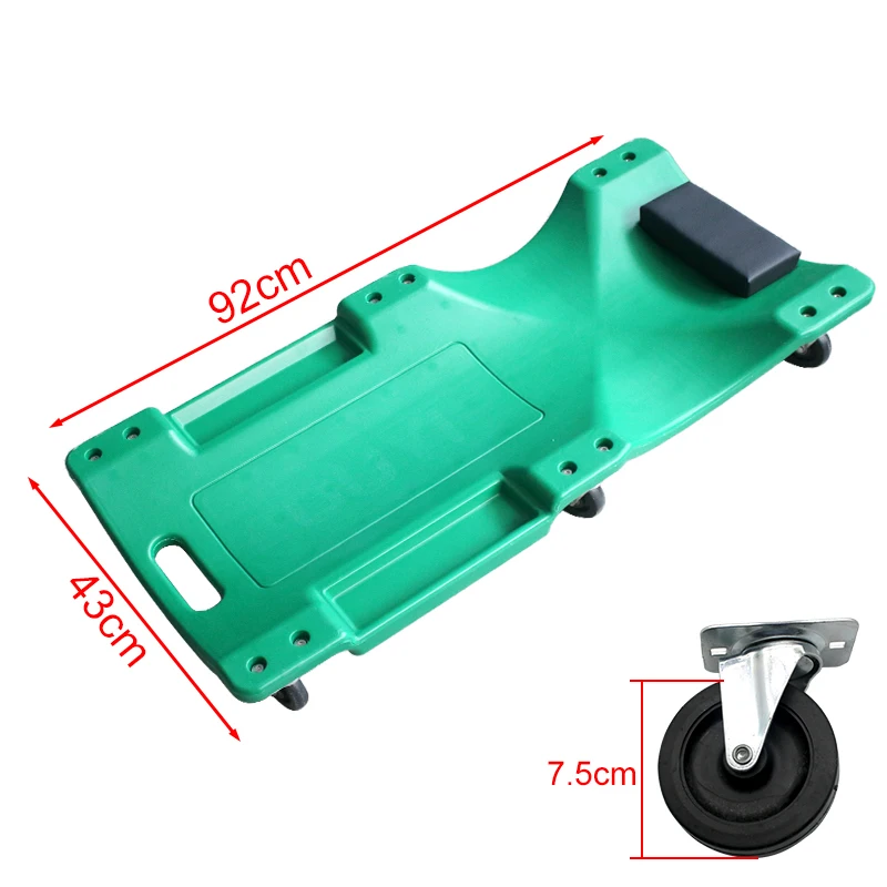 1/10 Toy RC Car Repair Lie Board Skateboard, Auto Repair Sleeper Simulation Tool for Remote Control Crawler Truck Accessories