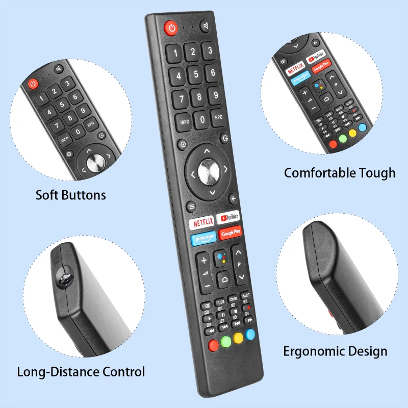 RCKGNTVT006 GCBLTV02ADBBT for Kogan TV IR Remote Control KALED50XU9210STB KALED50XU9220STA KALED55XU9210STA KALED50XT9310STB