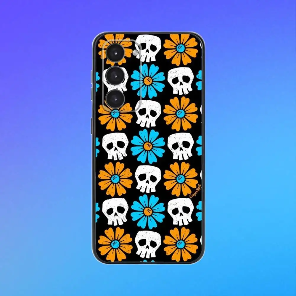 Чехол для телефона с очаровательным повторяющимся узором для Samsung Galaxy A73, A72, A71, A70, A53, A52, A51, другие мягкие черные чехлы