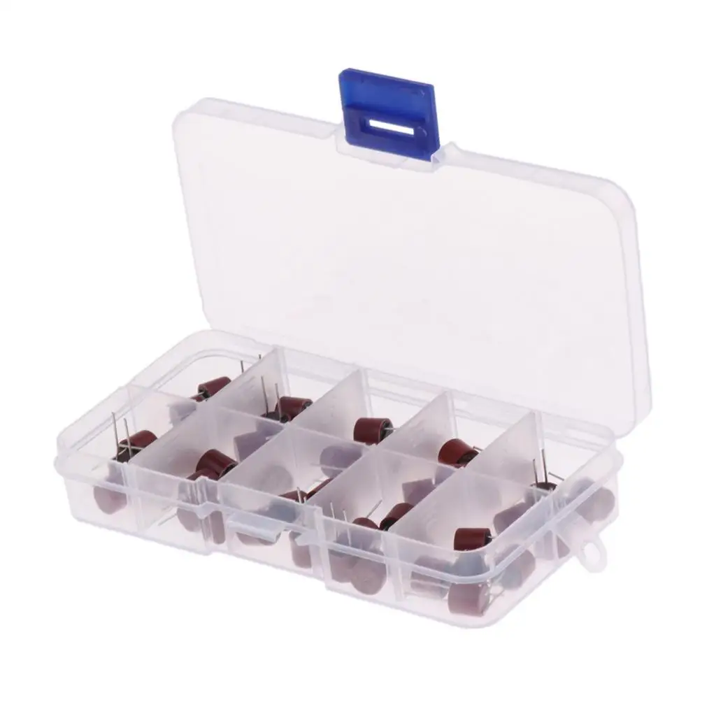 TR5 Fuse Assortment Kit 50 PCS ABS Slow Blow Micro Fuse Set Plastic Metal for Audio and Computer Uses