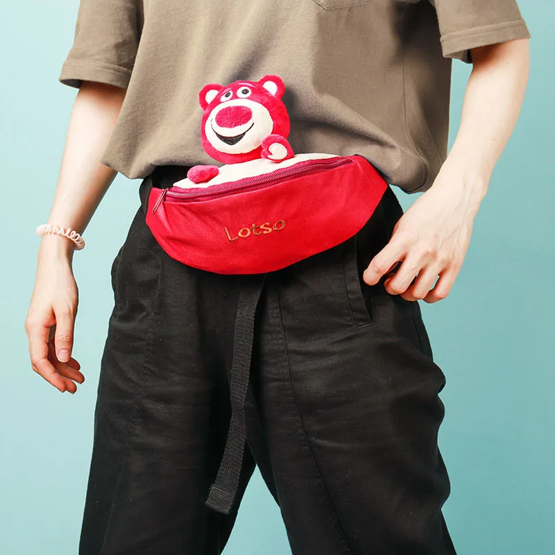 MINISO ディズニー Disney 正規品 新品 ドナルドダック ウエストバッグ 学生 多用途 バストバッグ レディース トレンド ワンショルダー クロスボディバッグ ミニ