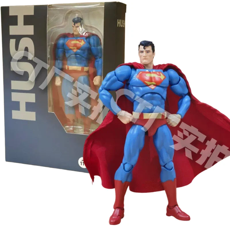 Figura de Acción Coleccionable de Superman, CT MAFEX No.117, Versión HUSH, DC Batman Hush, 16 cm, Múltiples Accesorios, Juguete de Regalo