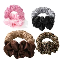 No Heat Soft Hair Curlers Lazy Hair Rollers Heatless Curling Rod Headband Sleeping Silk Curls Ties Perm Rods Hair Styling Tools