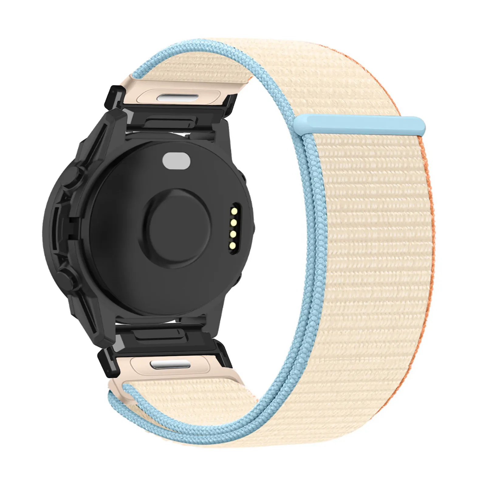 Nylon Bands for Garmin Descent G2/Descent G1/Descent G1 Solar/Quatix 7 47mm/Quatix 7 Pro/Quatix 8 with Velcro and Snap fastener