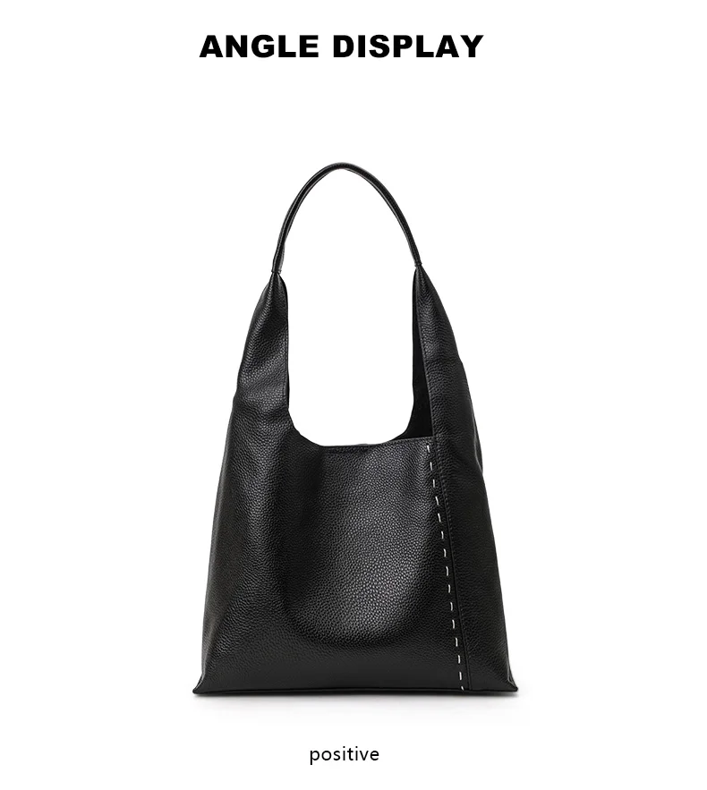 2026 Neuerscheinung Echte Leder-Damenhandtasche, Hochwertiges Nischendesign Weiche Leder-Schultertasche, Modische Vielseitige Unterarmtasche – Detail 8