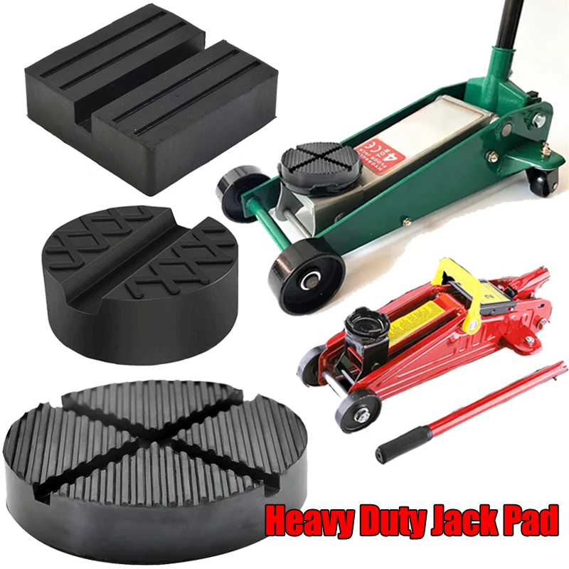 Heavy Duty Rubber Jack Pad | Anti-Slip Lift Pad For Floor Jack, Car Jack Support Protector Vehicle Protection
