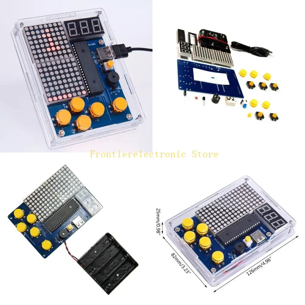 g8db-ピクセル-ゲーム-コンソール製造キット-ゲーム-コンソール-diy-はんだ付けプロジェクト