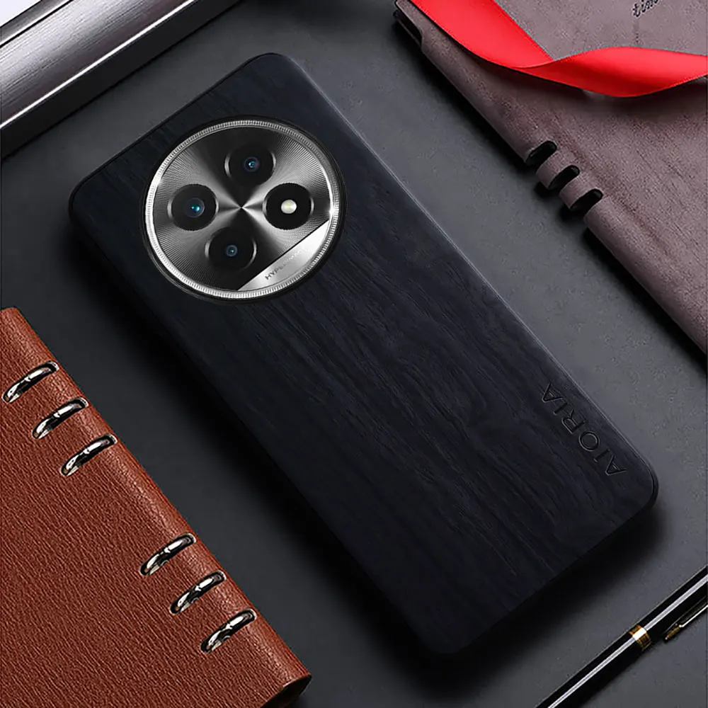 Case for Realme 13 12 11 Pro Plus 4G 5G Realme 11x funda bamboo wood pattern back cover for realme 13 12 11 pro plus case capa