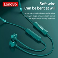 Original Lenovo SH1 Bluetooth 5.0 Headset IPX5 Waterproof Wireless Earphone Neckband Earbuds  With Mic Music Sport Headphones