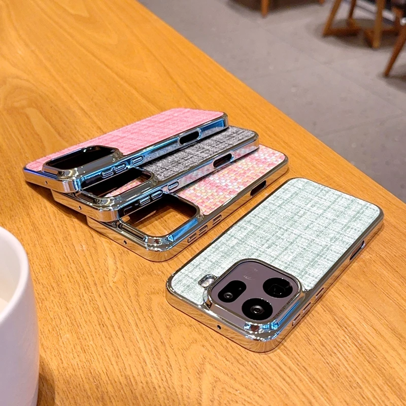 ل ممن لهم البحث X9 برو حافظة فاخرة بو المنسوجة نمط واقية الغطاء الخلفي للقضية ممن لهم البحث X9 X8 برو X8S + X8 الترا الهاتف قذيفة #4