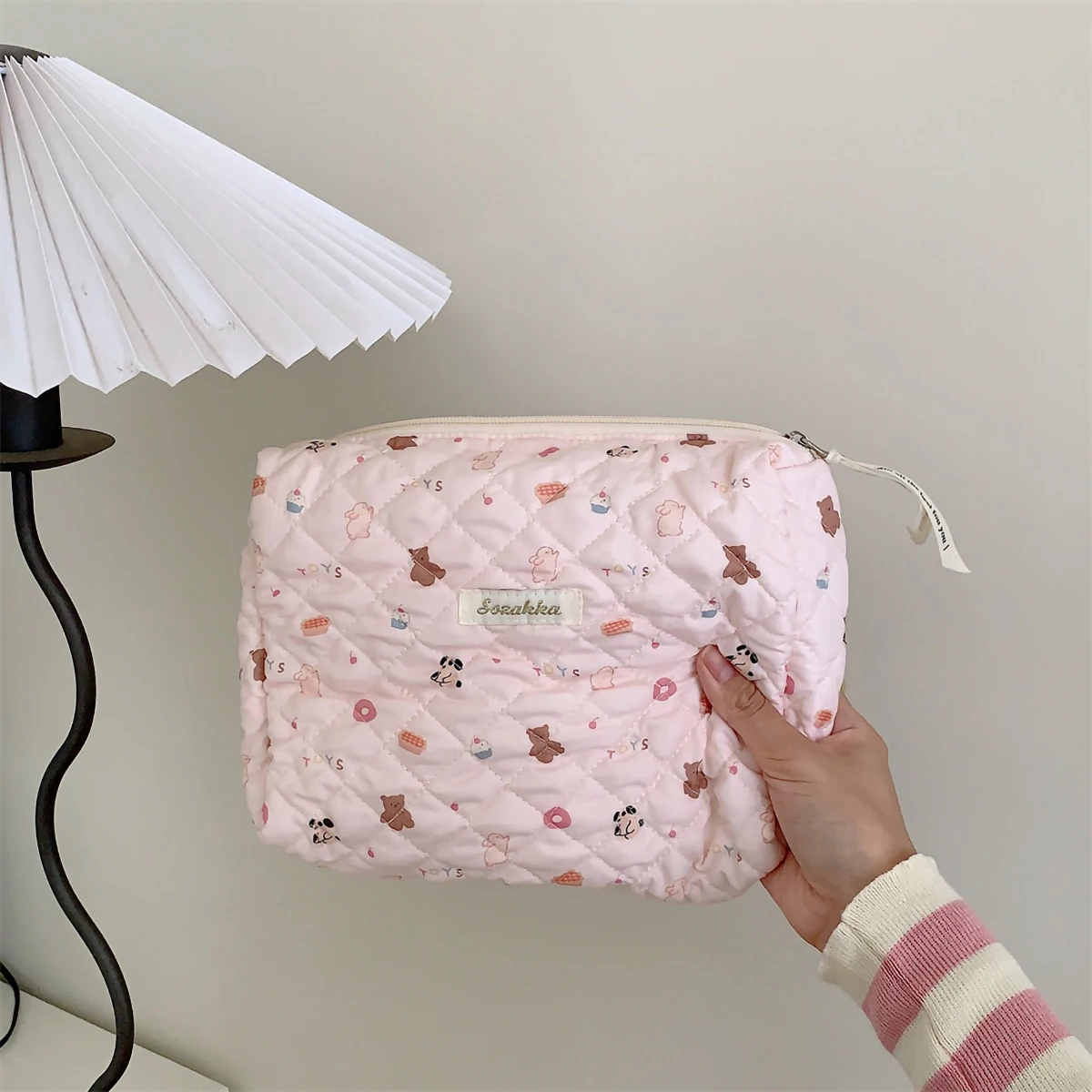 Multi-functional mommy bag, skin care cosmetic bag, portable toiletry bag, large capacity, portable versatile