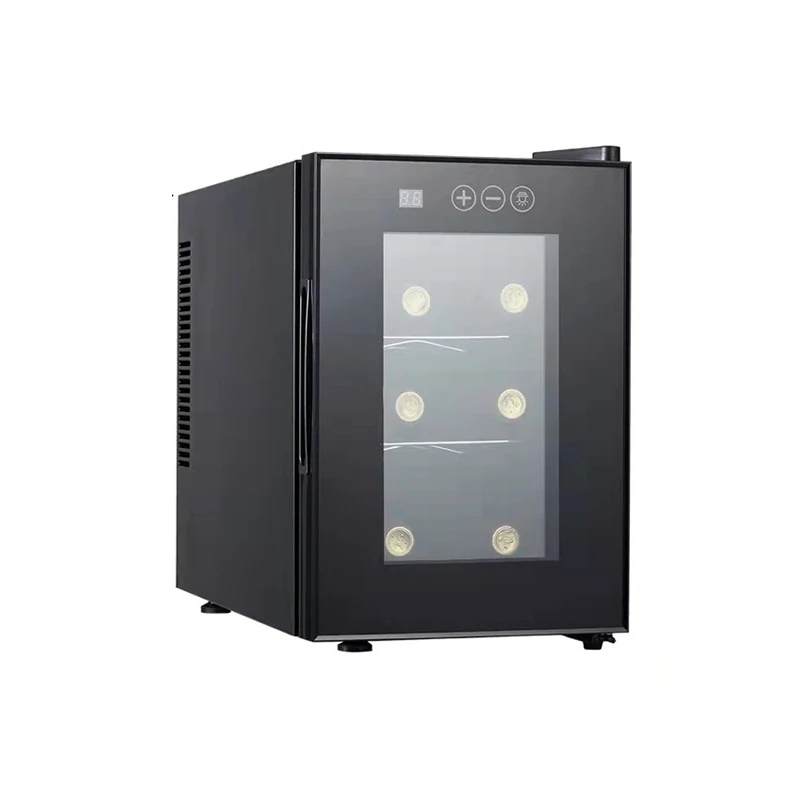 

Коммерческий винный шкаф, 12 л, 6 бутылок, холодильник для вина, холодильник