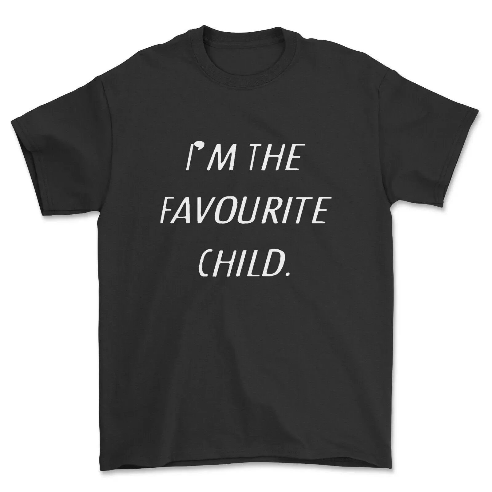 2026 Women Lady I'm The Favourite Child Tshirt Funny Gifts, Family and Sibling Present Women Summer Clothing Clothes for Ladies