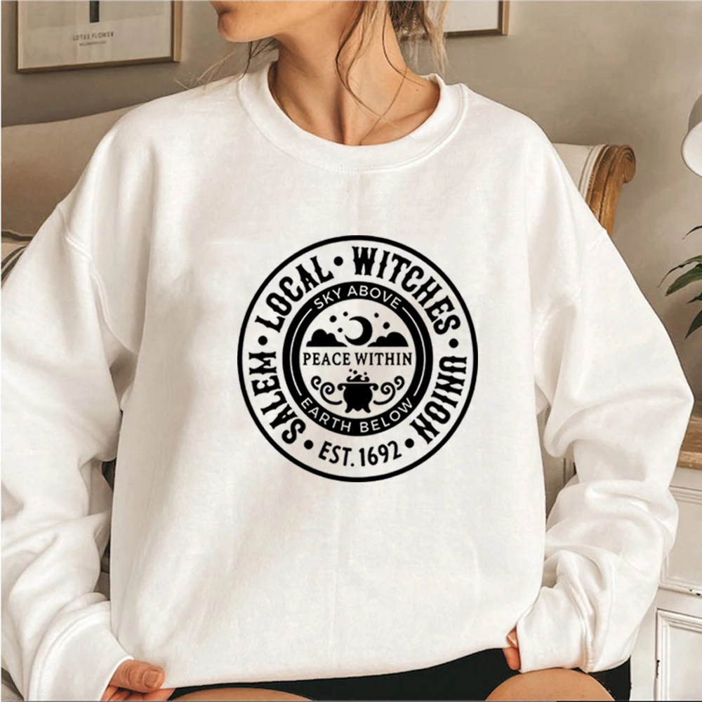 Local Witches Sweatshirt Salem Local Witches Union Sweatshirts Unisex Hoodies Pullover Halloween Clothing Fall Sweatshirt Hoodie