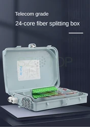 FTTH fiber distribution box, 24 core FTTH Fiber Box, pigtail flange, CATV wall mounted SC, large square head APC 1x16 DIY