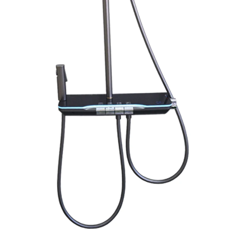 Hochwertiges Duschset mit Digitalanzeige, eigenständige Duschsysteme. Stilvolles Design. Intelligentes Badezimmer-Regenduschset