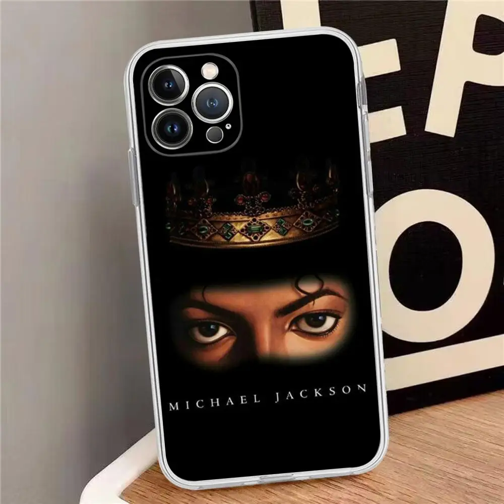 Amerykański piosenkarz M-Michael J-Jackson etui na telefon iPhone 15 14 13 12 Mini 11 Pro XS Max X XR SE 6 7 8 Plus miękkie silikonowe etui