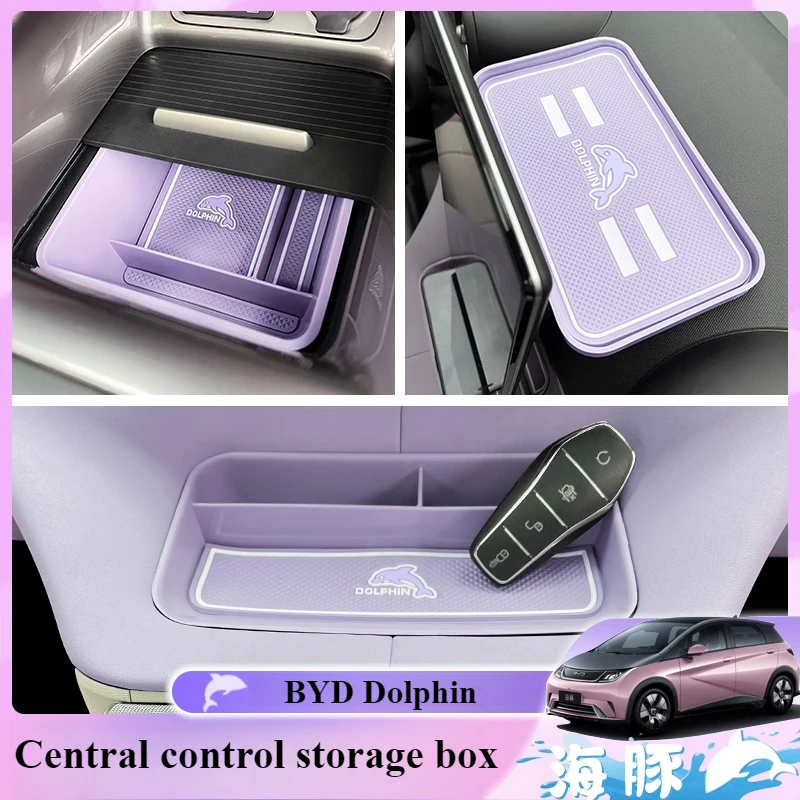 

For BYD Dolphin armrest box centre control storage box car accessories non-slip durable upgraded models auto parts modification