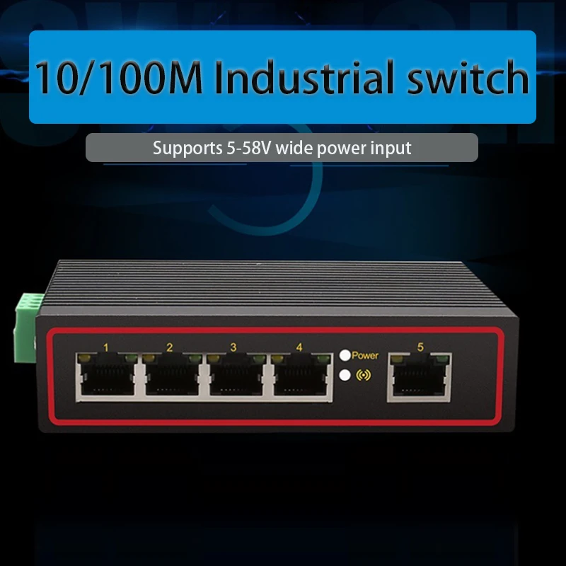 

Network Switcher Game Ethernet Switch RJ45 Hub RJ-45 LAN Adapter Internet Splitter Adapter dock station 100mbps Industrial grade