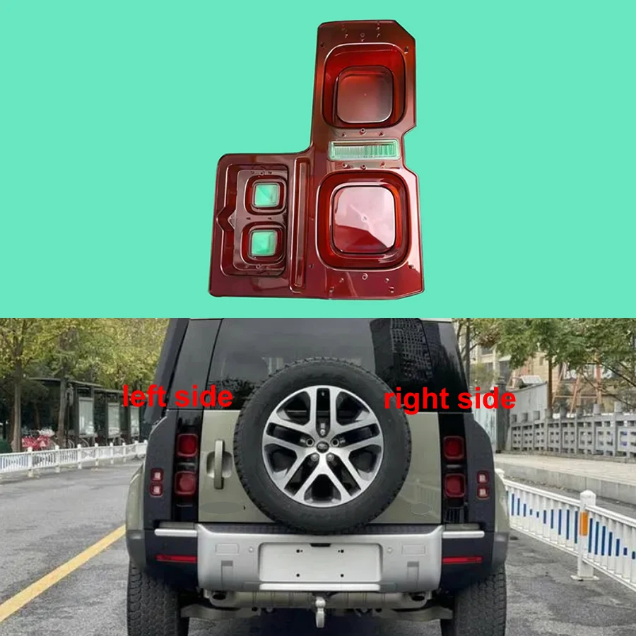 For Land Rover Defender 2020 2021 2022 2023 2024 Car Accessories Taillight Shell Tail Lamp Cover Rear Signal Parking Light Mask