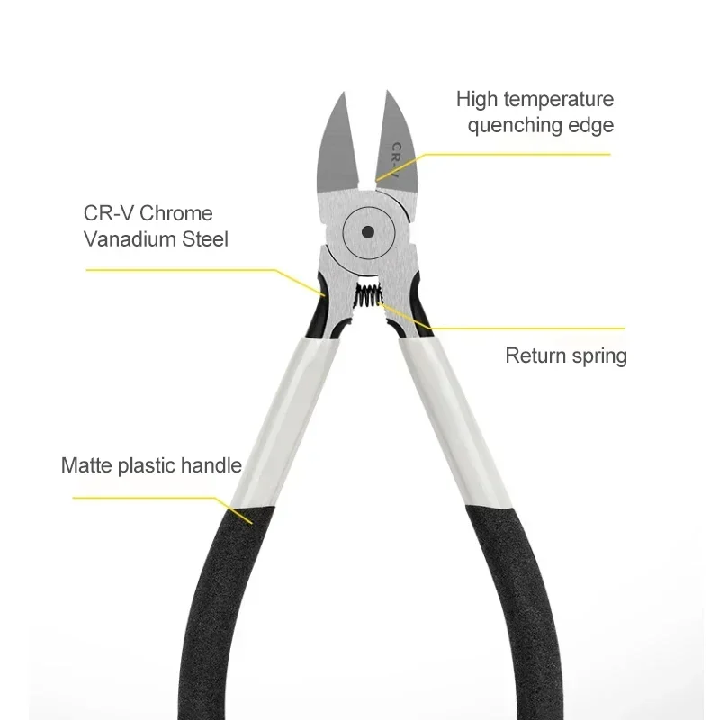 Professional cutting pliers Electronic pliers Diagonal pliers Side cutters Cable burr pliers DIY jewelry pliers Repair hand tool