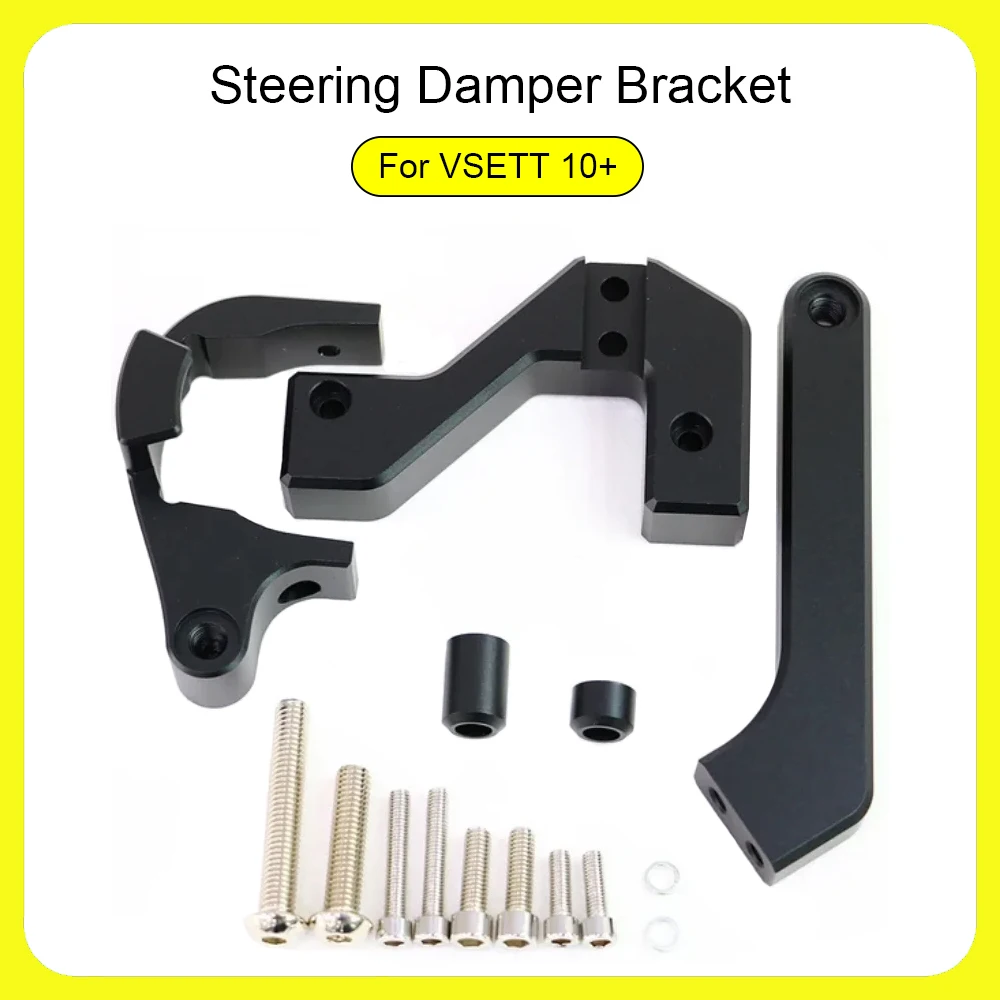 Directional Steering Damper Bracket for VSETT 10+ Electric Scooter Spare Parts Increase high Speed Stability Safety Accessories