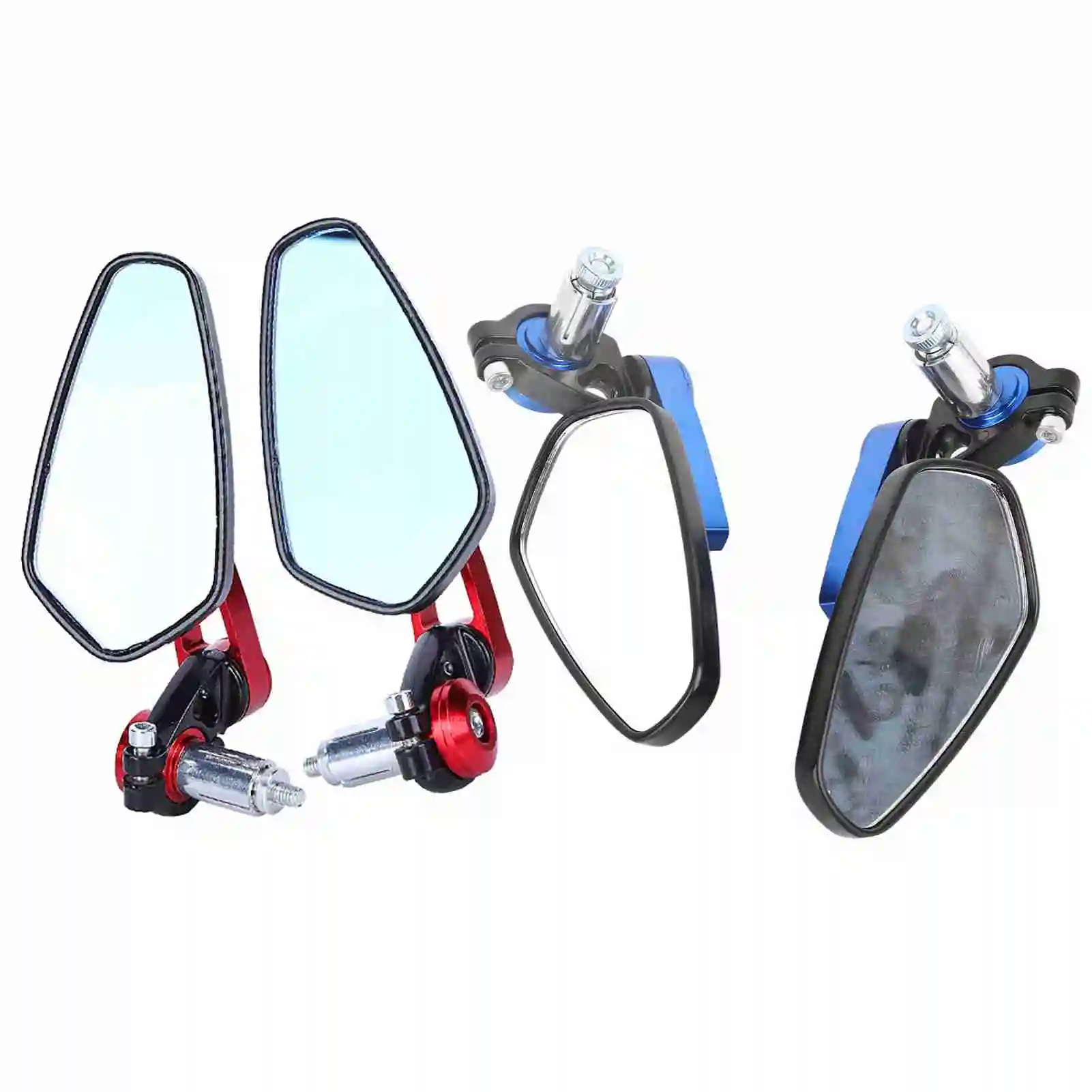

Motorcycle Rear View Mirrors Aluminum Alloy 7/8" 22mm Bar End Side Rearview Mirrors Universal For Motorcycle Motorbike