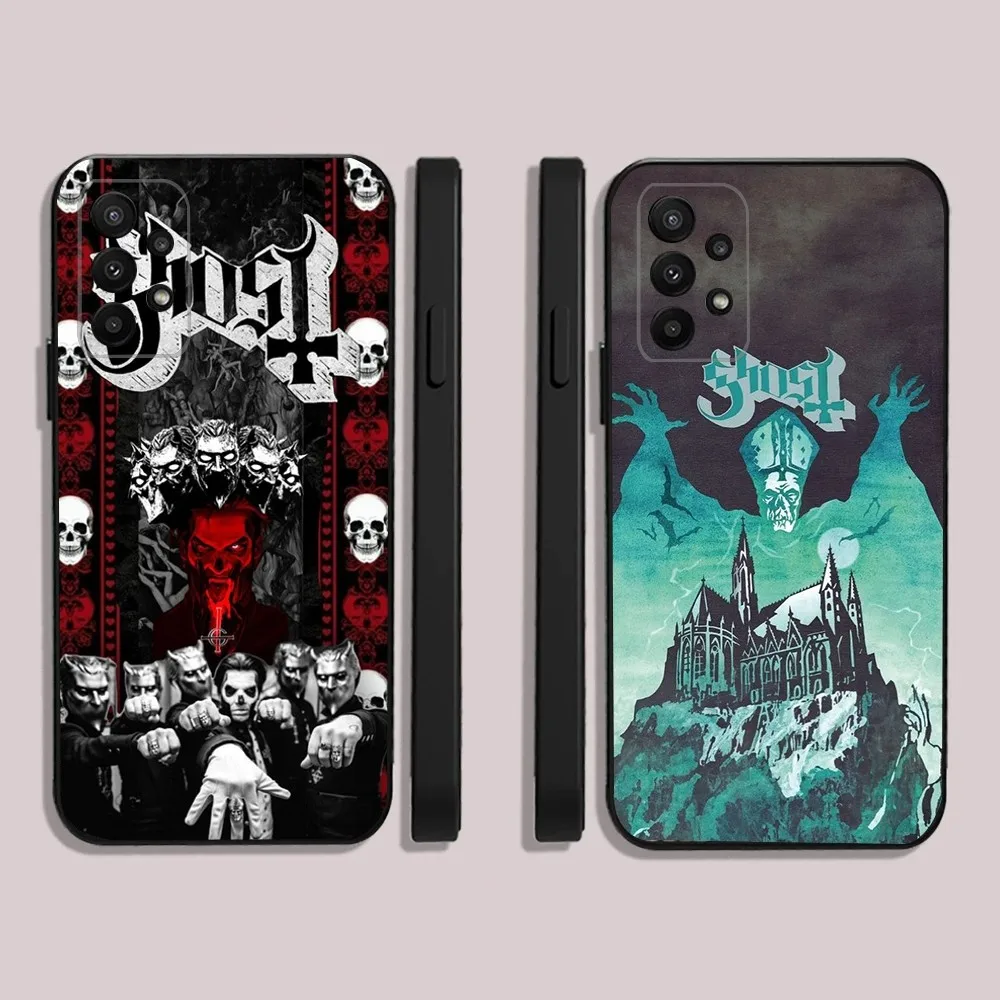 Ghost Heavy Metal Band  Phone Case For Samsung S24,23,22,30,21,10,9,Ultra,Plus,Lite,FE,5G Black Soft Case