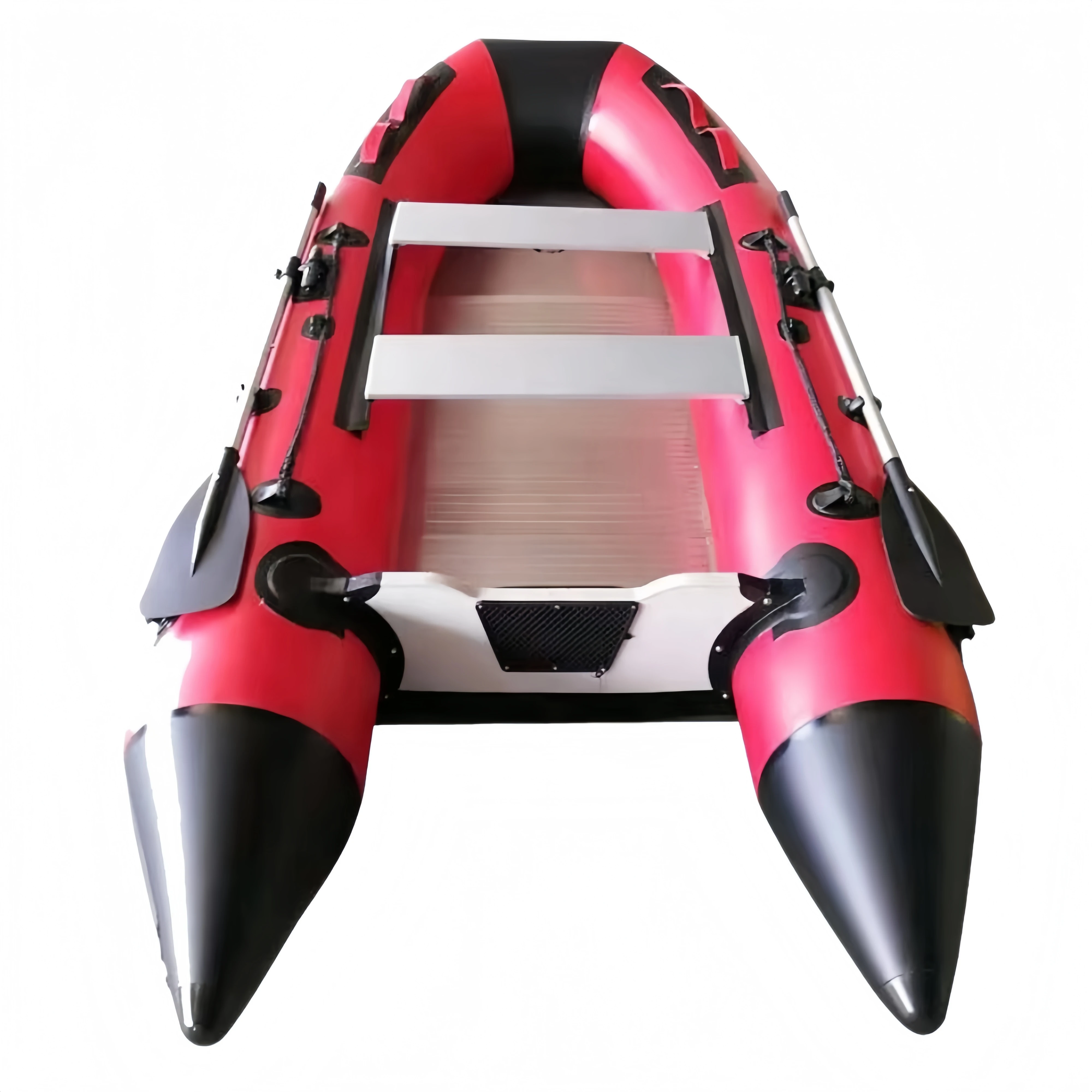 -For Heavy Duty 4.3m 14ft Inflatable Boat 198cm Wide Beam 50cm Large Tube 8 Person Commercial Rescue Boat AL430 HD^