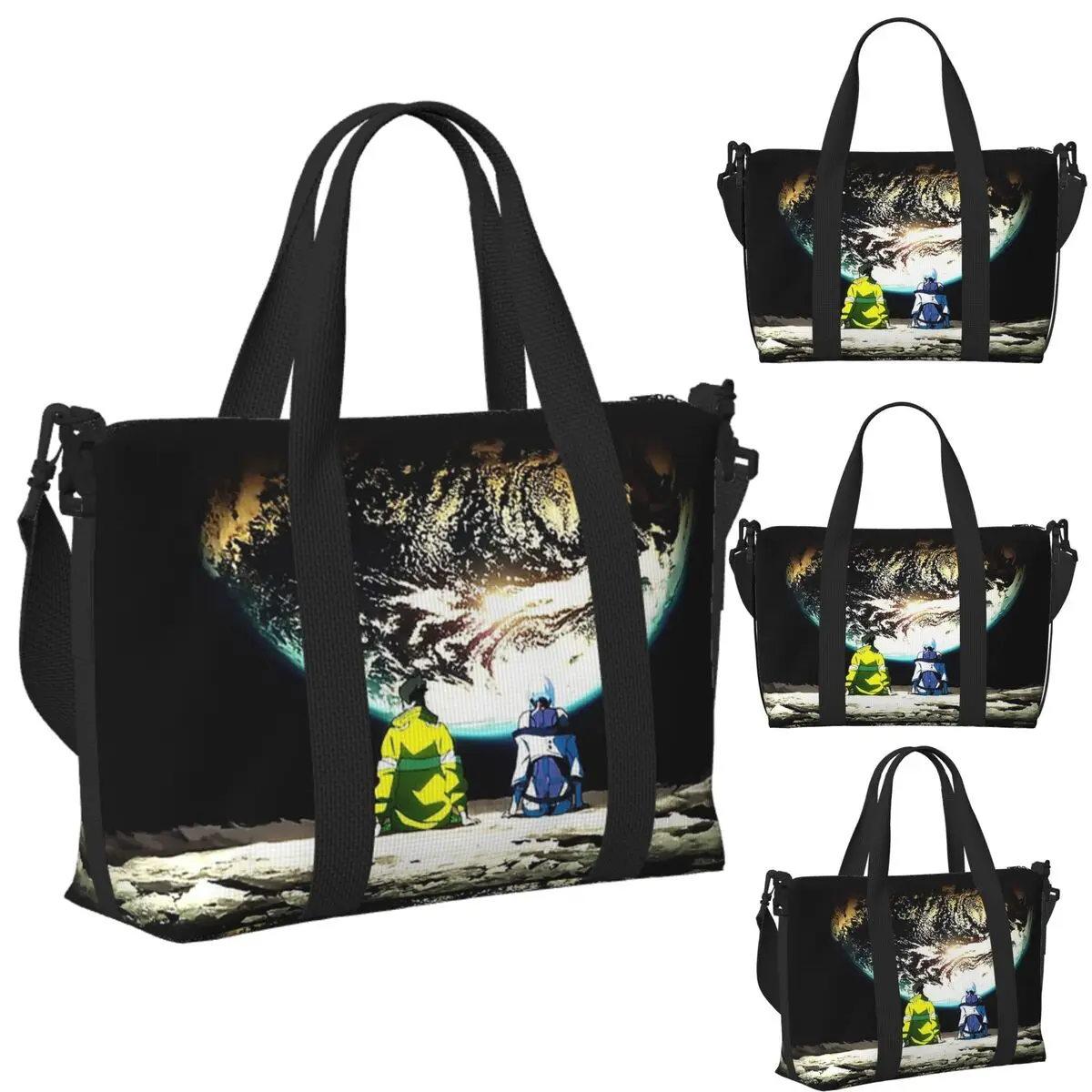 

Cyberpunk Edgerunners David Martinez Beach Travel Bag Large Capacity Tote Bags for Gym Sport Women Shopping Duffle Shoulder Bag